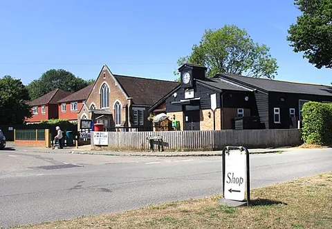 hyde heath: a village in Little Missenden parish, Buckinghamshire, England, previously in Chiltern district (OS...