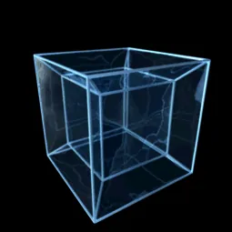 hypercube: a geometric figure in four or more dimensions, which is analogous to a cube in three dimensions....