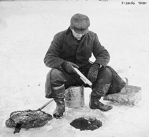 ice hole: a hole in the ice of a frozen body of water, often man-made with the scope of fishing. (This entry...