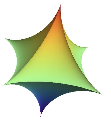 ideal polyhedron: in hyperbolic geometry, a polyhedron whose vertices are all ideal; i.e. points at infinity, rather...