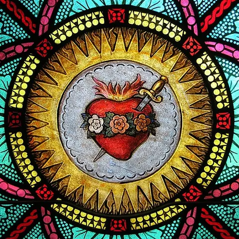 immaculate heart of mary: a Catholic devotional title used to represent the interior life of the Virgin Mary, including her...