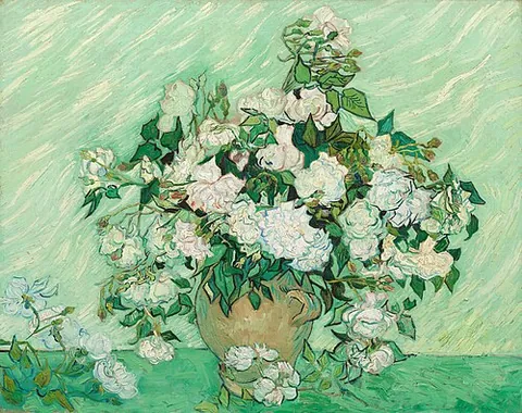 impasto: the use of a thick-bodied paint to create peaks and crests that physically extend from the surface...