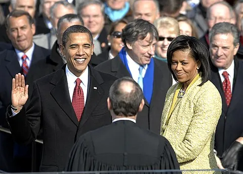 inaugurate: to induct (someone) into a dignity or office with a formal ceremony