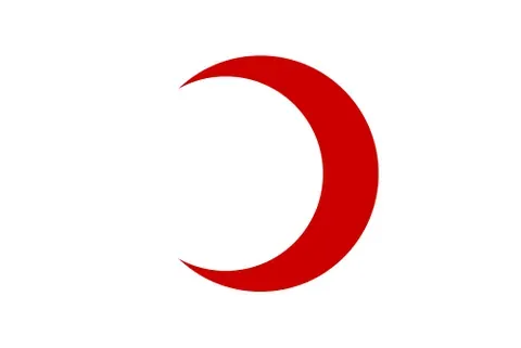increscent: a crescent oriented with horns turned to dexter (pointing to the viewer's left)