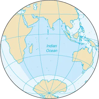 indian ocean: the ocean separating Africa, southern Asia, Australia and Antarctica