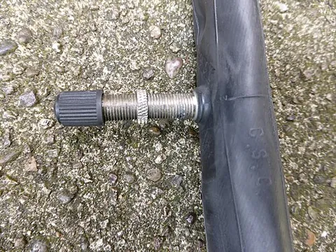 inner tube: an inflatable rubber tube with a valve inserted into the casing of a pneumatic tyre