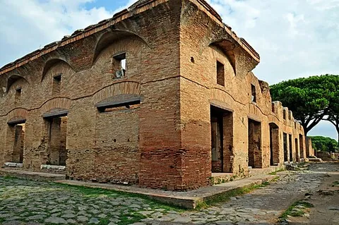 insula: a block of buildings in a Roman town