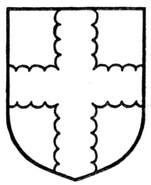 invected: having a border consisting of semicircles with the convex part outwards (and the points inwards)