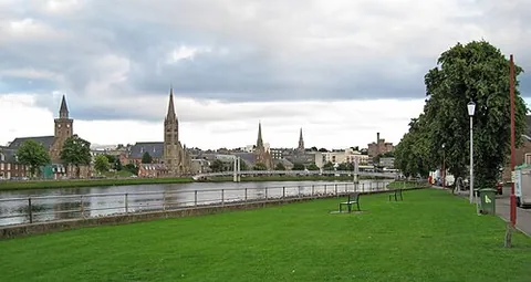 inverness: a city, the administrative centre of Highland council area, Scotland