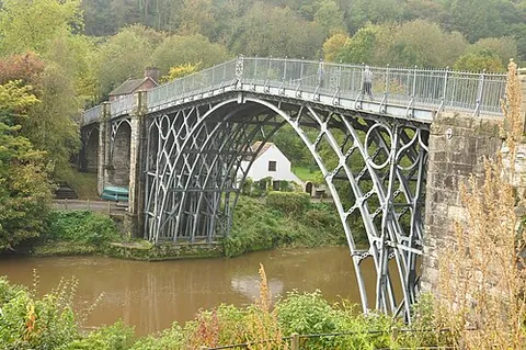 iron bridge: a bridge made of iron (any combination of cast iron and wrought iron), unlike newer metal bridges,...