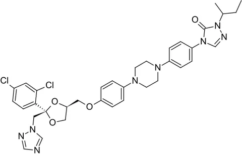 itraconazole: a particular triazole antifungal agent (trademark Sporanox) that may be given orally or...
