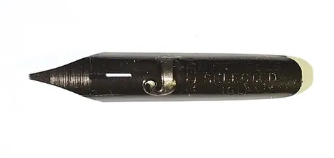 j pen: a kind of fountain pen with a broad, stubby nib, originally stamped with a "J"