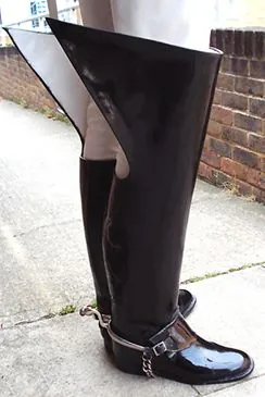 jackbooted: wearing jackboots