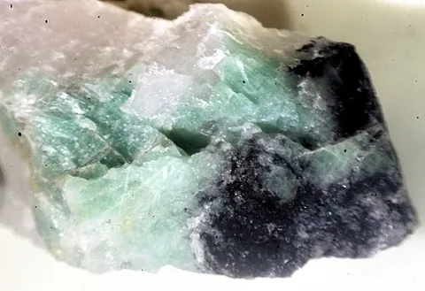 jagowerite: a triclinic-pinacoidal light green mineral containing aluminum, barium, hydrogen, oxygen, and...