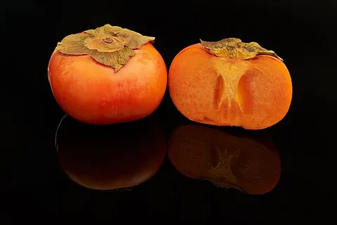japanese persimmon: the tree Diospyros kaki