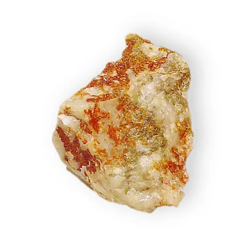 jarosite: a mineral with rhombohedral crystals, KFe₃³⁺(SO₄)₂(OH)₆