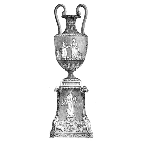 jasperware: a form of pottery that has a stoneware body which is either white or colored, which is noted for...