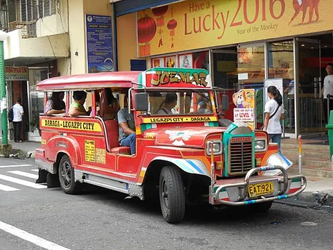 jeepney: synonym of shared taxi or minibus, especially one with flamboyant decoration and usually heavily...