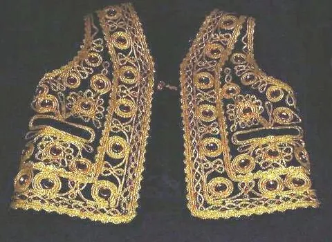 jelick: the bodice of women or vest of men worn in the Ottoman Empire