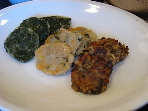 jeon: a fried, filled pancake-like food eaten in Korea