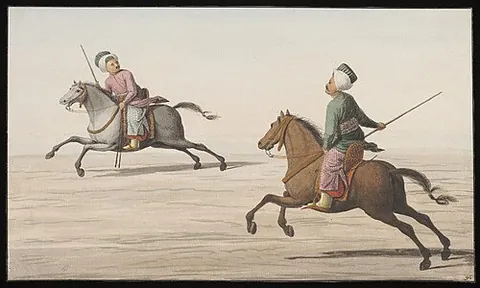 jereed: a blunt javelin used by the people of the Levant, especially in mock fights