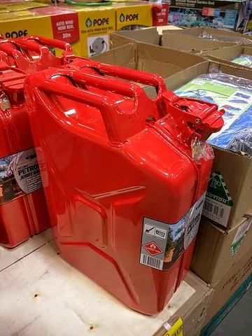 jerrycan: a robust container for fuel or water, of a certain more or less rectangular shape, often made from...