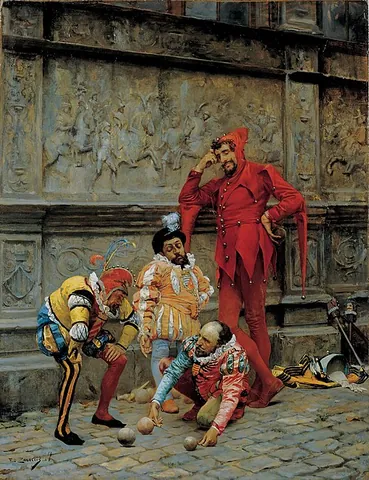 jester: one who jests, jokes or teases