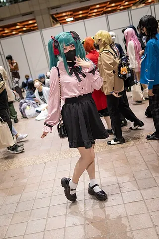 jirai kei: a Japanese fashion subculture featuring frilly, doll-like clothing and makeup imitating eyebags,...