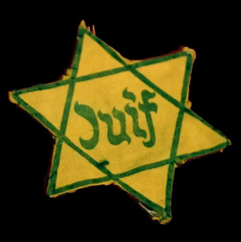 judenstern: a yellow badge forced upon ordinary Jews (and many legally ‘Jewish’ people) in Western Axis states