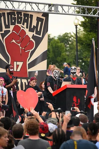 juggalo: a fan of the American hip hop group Insane Clown Posse