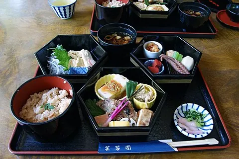 kaiseki: a style of Japanese cuisine involving a series of small, intricate dishes; a tasting menu