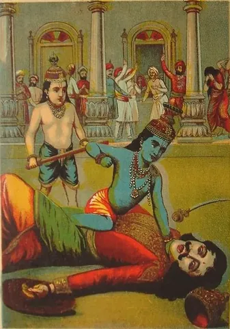kamsa: the ruler of Mathura, brother of Devaki and uncle of Lord Krishna