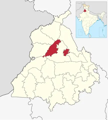 kapurthala: a district of Punjab, India, divided into two noncontiguous parts