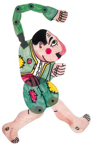 karagiozis: a certain Greek shadow puppet character, of Turkish origin