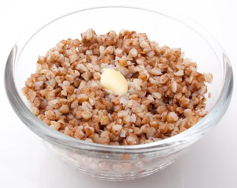 kasha: a porridge made from boiled buckwheat groats, or sometimes from other cereal groats