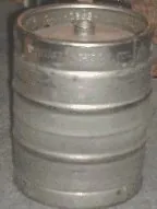 keg: a round, traditionally wooden container of lesser capacity than a barrel, often used to store beer