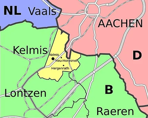kelmis: a municipality in Liège province, Belgium, close to Aachen, Germany, and the Netherlands