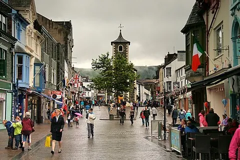 keswick: a market town and civil parish in Cumberland district, Cumbria, previously in Allerdale district,...