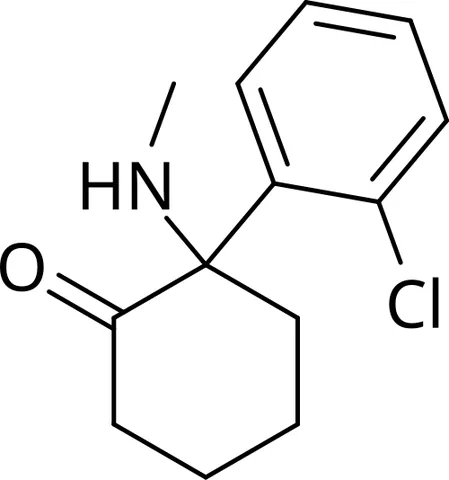 ketamine: a synthetic compound used as a dissociative anesthetic and analgesic drug and also recreationally...