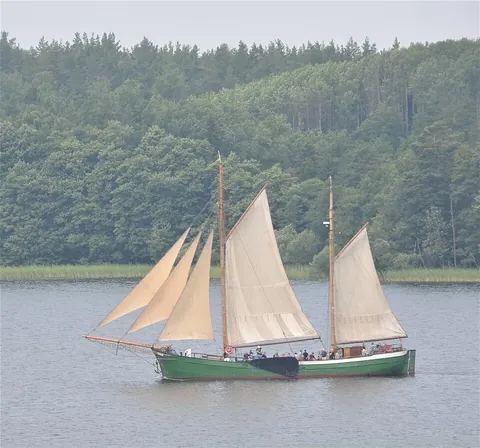 ketch: a fore-and-aft rigged sailing vessel with two masts, main and mizzen, the mizzen being stepped...