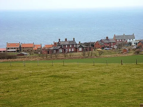 kettleness: a coastal hamlet in Lythe parish, North Yorkshire, England, previously in Scarborough district (OS...