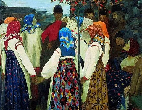 khorovod: a Slavic art form, a combination of a circle dance and chorus singing, similar to chorea of ancient...