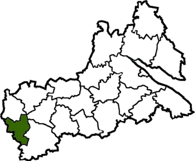 khrystynivka: a former raion of Cherkasy Oblast, Ukraine