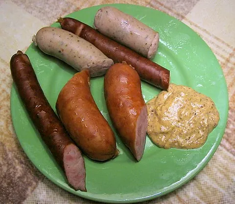 kielbasa: a spicy, smoked sausage of a particular kind from Eastern Europe