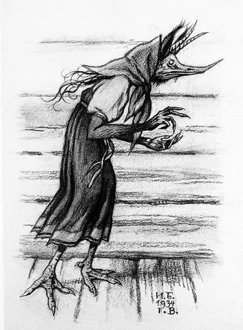 kikimora: a female house spirit in the Slavic mythology