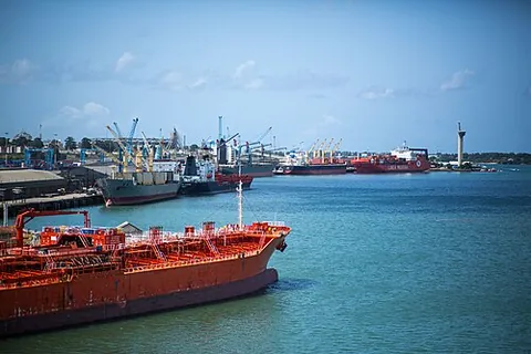 kilindini: a harbour and port adjacent to Mombasa, Kenya