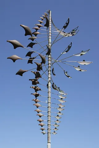 kinetic art: any artwork, typically sculpture, in which the object moves