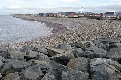 kinmel bay: a coastal settlement in Kinmel Bay and Towyn community, Conwy borough, Wales (OS grid ref SH9880)
