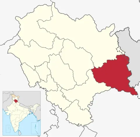 kinnaur district: one of the three districts in the Chamba Division of the Himachal Pradesh in the Republic of India