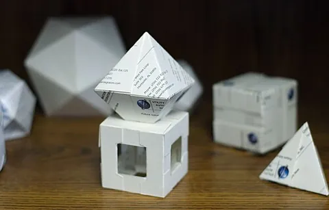 kirigami: an art similar to origami, with cutting permitted